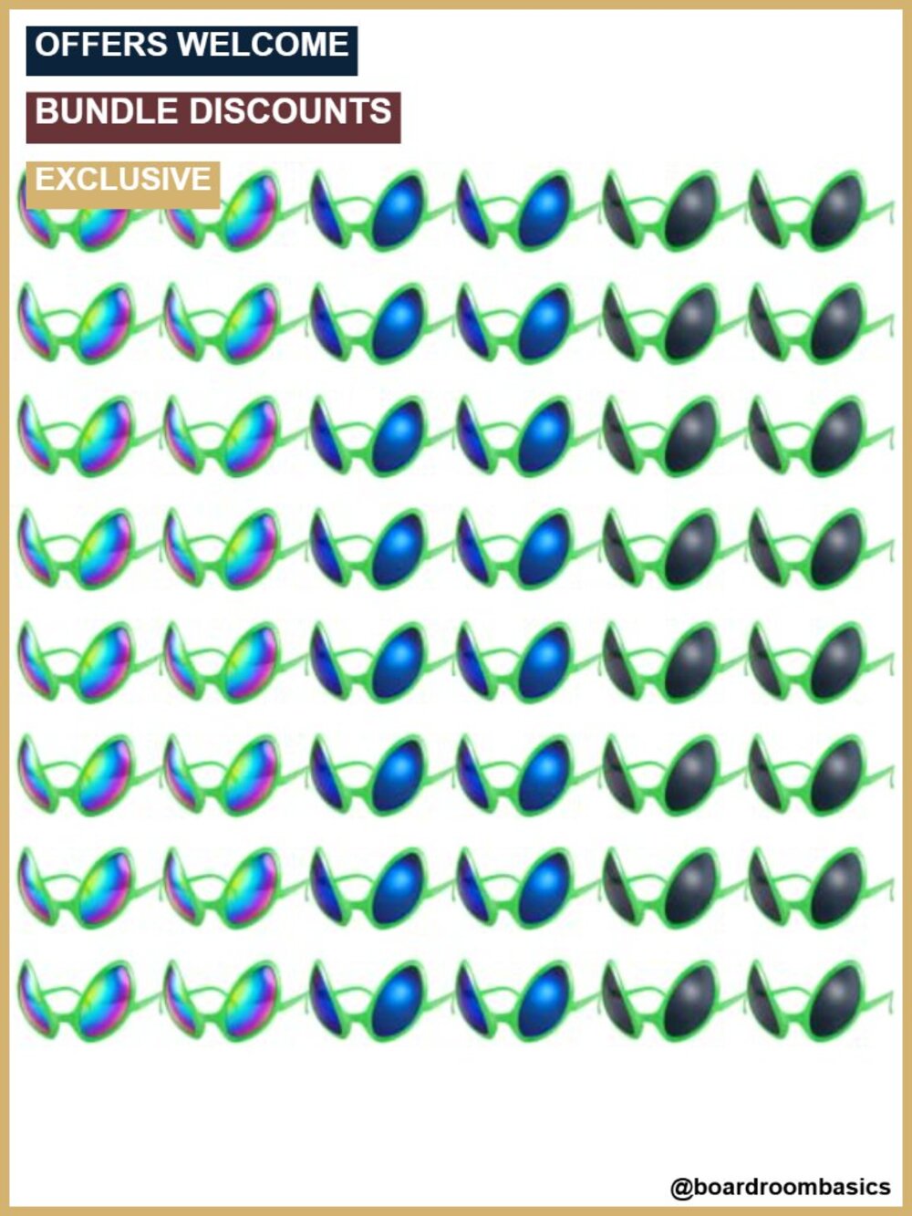 48 Pack Alien Glasses Plastic Halloween Sunglasses for Cosplay Party